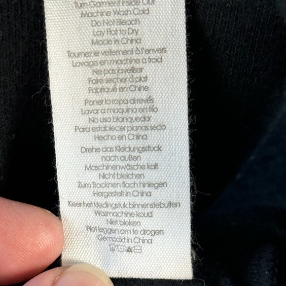 PJ Salvage Long Sleeve Crew Neck Majestically Purrrfect Lounge Sleep Top - Black - Picture 9 of 10